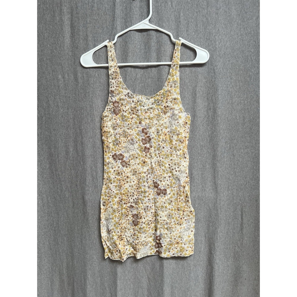 Free People Intimately Floral Lace Base Layer Tank Size M Tank Top